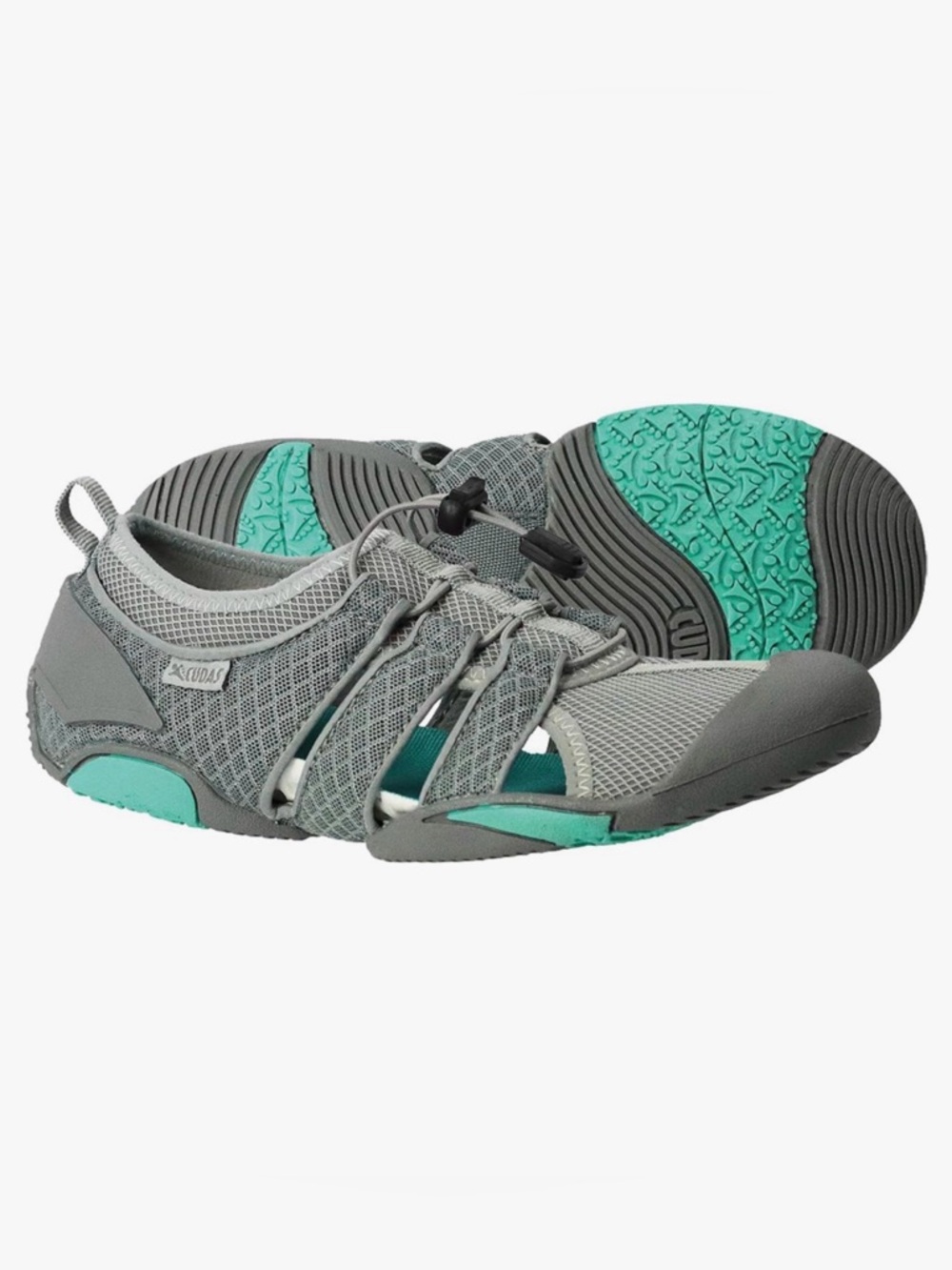 Cudas Roanoke Women’s Dual Sole Water Shoe Size 9 Gray And Teal